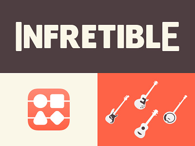 Infretible Palette and Elements banjo bass guitar identity infretible logo palette program ukulele