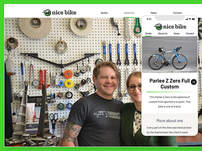 Nice Bike website