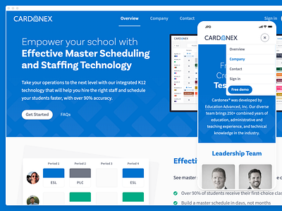 Cardonex Marketing Site