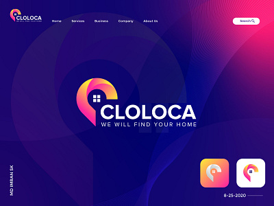 Cloloca Logo Design Project and Branding app logo best design brand branding branding branding design business clever company creative design design designer graphic identity illustration logo logo design logomark mark modern smart