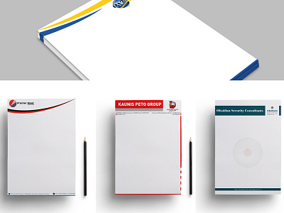 Professional Letterhead corporate identity letterhead design professional branding stationary template