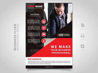 Flyer Design Template banner broucher flyer letterhead stationary design