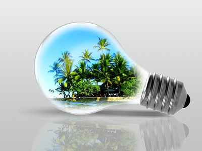 Photo Manipulation with Bulb and Island