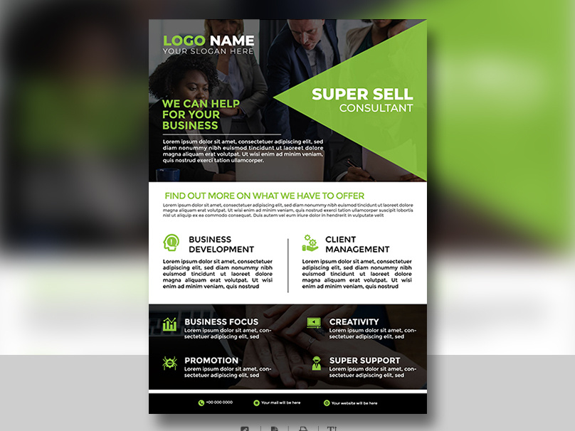 Corporate Flyer Design by IMRAN SHEIKH on Dribbble