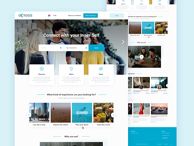 Octoos Marketplace activities activity branding design discover interface location marketplace sketch ui ux web webdesign