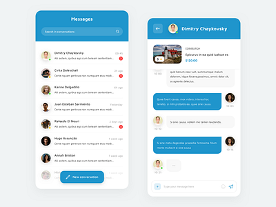 Mobile Chat UI Exploration