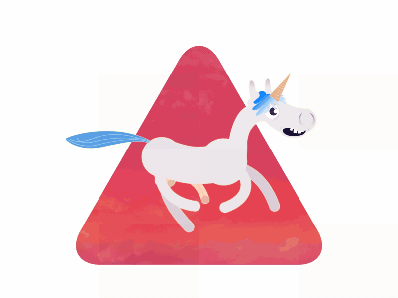 Unicorn (Very Happy) after effects animation gif loop magic nsfw unicorn walk cycle