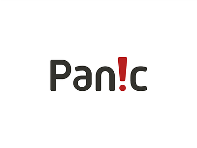 Panic Logo concept logo panic