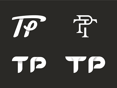 "T" & "P" Letters letters logo monogram p t