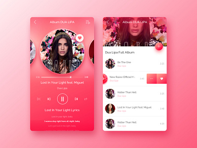 Music App by Asaduddin Fatihulhaqq on Dribbble