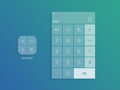 Daily UI #004 | Calculator 004 4 app design app icon calculator daily ui ui ux