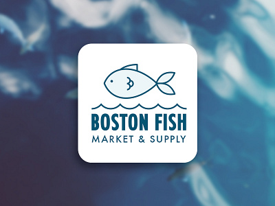 Boston Fish Market & Supply Branding app app design app icon boston branding fish fish market logo ui