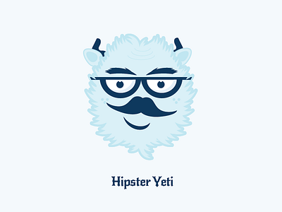 Hipster Yeti branding hipster logo yeti