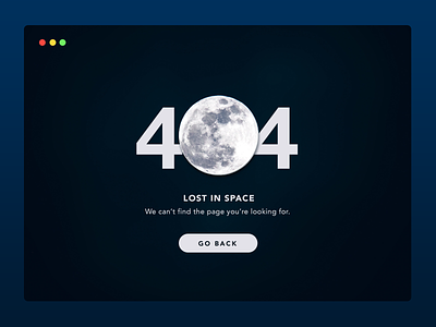 Daily UI #008 | 404 Page