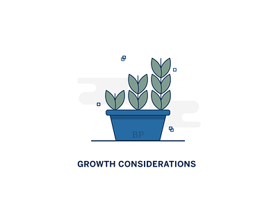 Growth Icon bank business icon icon icon design illustration minimal plant plant icon web design