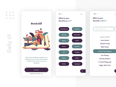 Bookshelf App - Onboarding