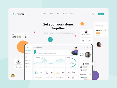 TeamUp - Landing Page