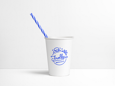 Frolfy Paper Cup MockUp logo