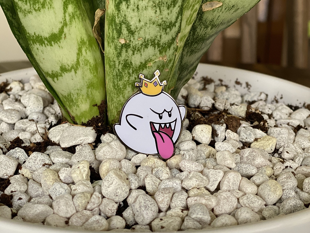 King Boo Glow In The Dark Pin By Brian Ung On Dribbble 