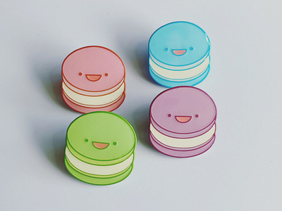 Cute Macaron Pins