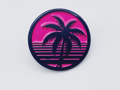 Tropical Haze - Silver City Pin beer brewery brwery cheers design enamel pin illustration product design silver city silver city brewery tropic haze vector