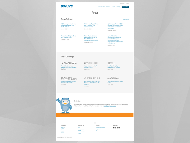 Press Page responsive press release press page wordpress