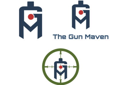 The Gun Maven logo svg ui vector