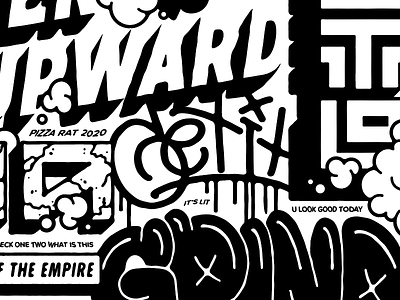GET IT burner graffiti lettering new york street type supreme tags typography