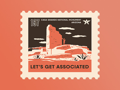 Casa Grande Stamp arizona casa grande stamp