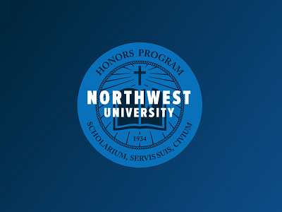 Logo Concept for Northwest University's Honors Program 1934 academic honors logo logo design northwest program school university