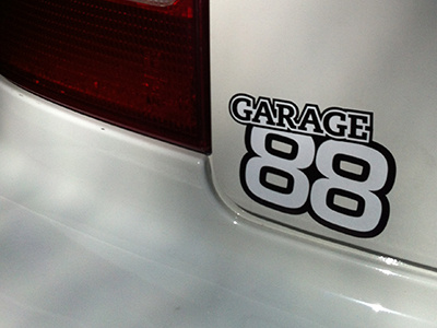 Garage 88 Stickers 88 auto car electrician garage promo promotion stickers
