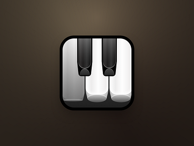 Piano Play Icon app icon ios keys piano