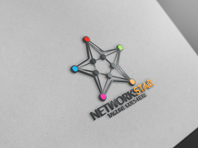 Network Logo clean company corporate illustration logo network logo