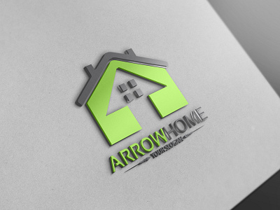 Arrow Home Logo agency app arrow blue brand branding build building business company corporate design empire energy home house identity logo logotype media