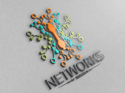 Network Logo brand branding business clean clear communication computer earth global globe international it meeting network professionnal share sharing social social media social network