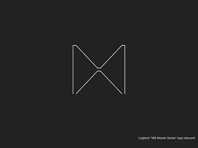 Logitech "MX Master Series" Rebound app black clear concept design figma logo minimal white