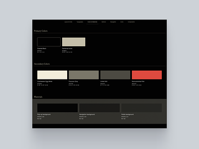 Colors in UI-kit app clear colors components concept design figma minimal ui kit