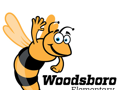 Woodsboro Elementary graphic design illustration logo