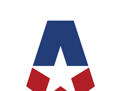 America First concept logo