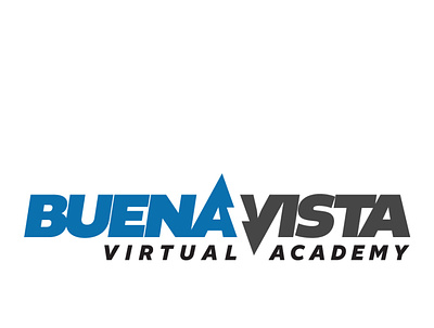 Buena Vista Virtual Academy graphic design illustration logo