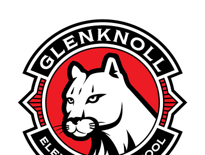 Glenknoll Elementary graphic design illustration logo