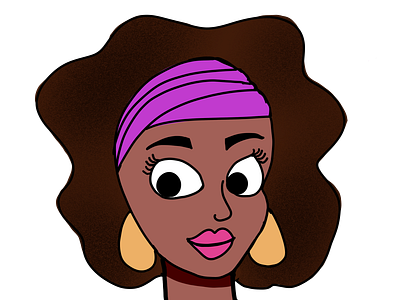 Auntie Tici for "Black History for Everyone" after effects animation animation 2d character animator video editing