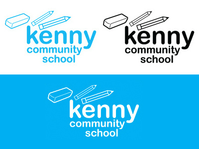 Kenny -> logo archive branding design freelance illustration logo school simple