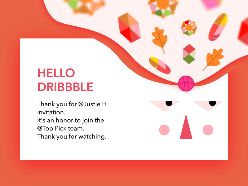 Hi dirbbble！ dirbbble hello