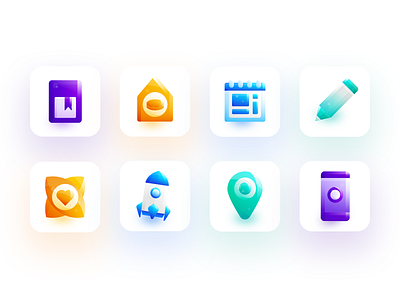 Education and training related icons