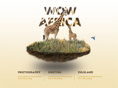 Advertisement For Magazine advertising africa banner branding magazine promotion safari