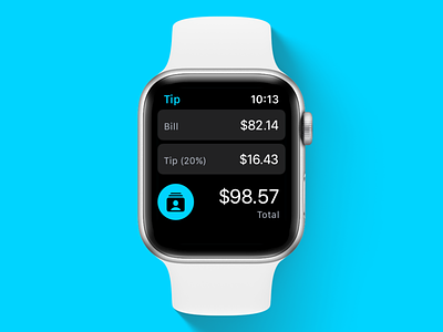 Tip App for WatchOS app apple tip calculator watchos