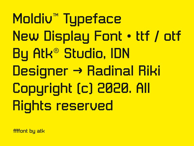 Moldiv™ Typeface