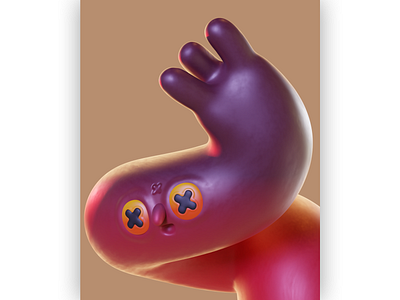 #thereturn.hi 🖐️ 3d cgi character colors design funny illustration plastic render toy