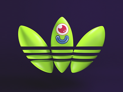 Adidas Green 2D Face